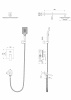 Фото душевая стойка wonzon & woghand fit цвет: хром ww-88939009a-cr