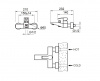 Фото смеситель для ванны zeegres z.art 54002001