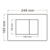 Фото подвесной унитаз с инсталляцией  abber bequem  ac1100-ac0105-ac0120mw