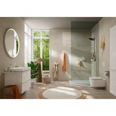 Фото смеситель для раковины hansgrohe tecturis s 73341700