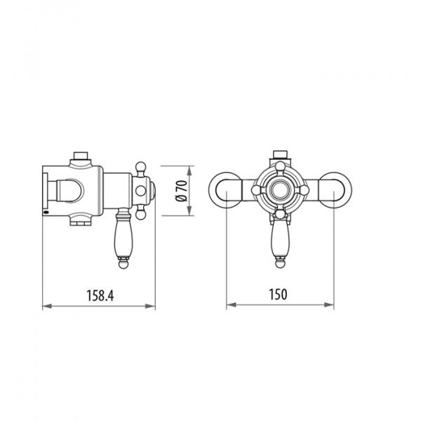 Фото термостатический смеситель для душа gattoni termostatici tsre940c0.i сr