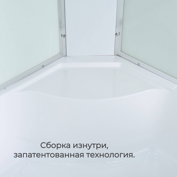 Фото душевая кабина avacan em5811rn 110x80 см без крыши