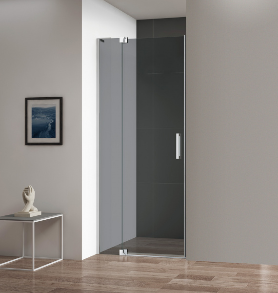 Фото душевая дверь cezares slider-b-1-70/80-grigio-cr 70 см