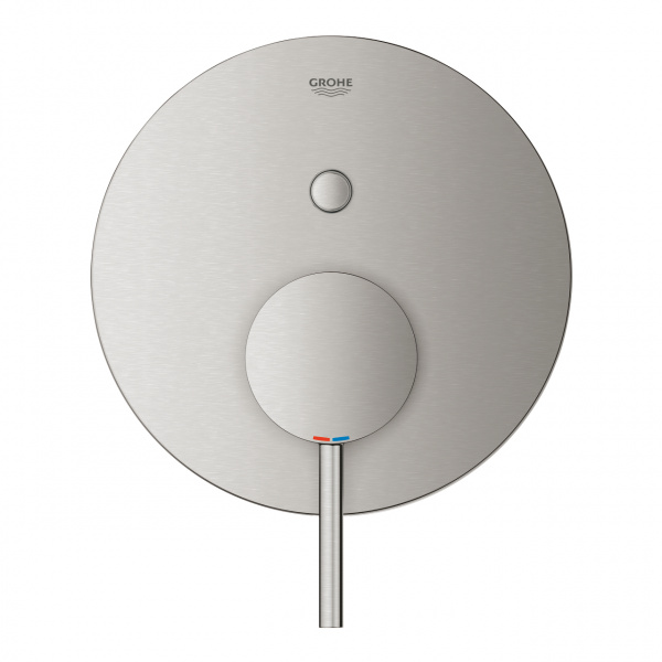 Фото встраиваемый смеситель для ванны grohe atrio new 24066dc3, цвет: сталь