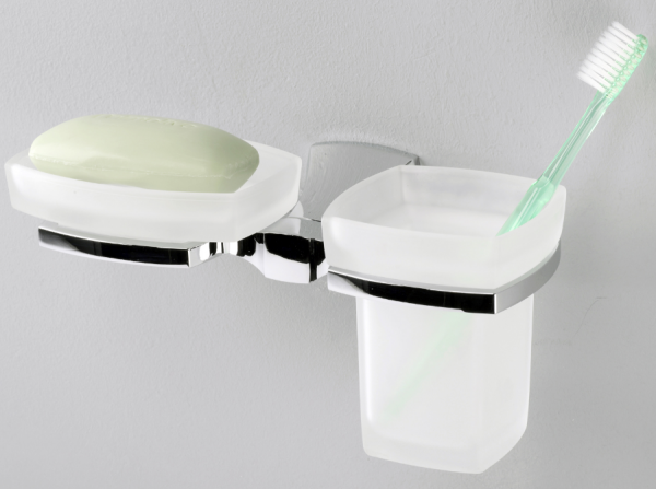 Фото держатель стакана и мыльницы wasserkraft wern k-2526