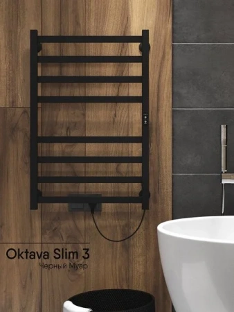 Фото электрический полотенцесушитель indigo oktava slim 80/50 lсloks3e80-50brrt