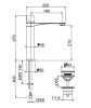 Фото смеситель для раковины webert one-b nb830402441