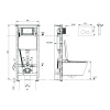 Фото унитаз с инсталяцией tece spring s955797