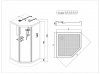 Фото душевая кабина esbano 90x90 см eskl90pr