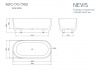 Фото ванна из искусственного камня esse nevis 168.5x80 см enev1685