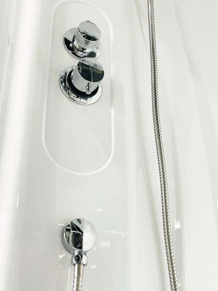Фото душевая кабина royal bath вк rb90bk2-m-ch 90x90 см