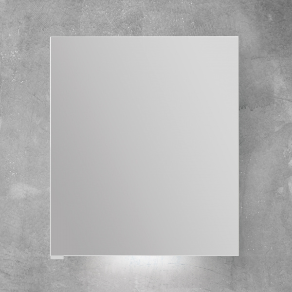 Фото зеркальный шкаф belbagno 50 см spc-1a-dl-bl-500