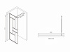 Фото душевая стенка abber immer offen 100 см ag63100b8 (распродажа)