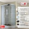 Фото душевая кабина avacan em2811l 110x80 см стандартная