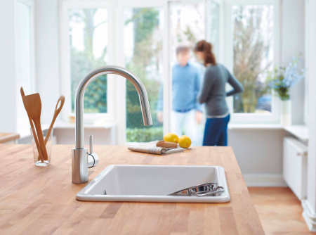 Фото смеситель для кухни grohe concetto new 31483002, цвет: хром