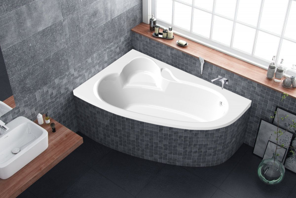 Фото акриловая ванна c-bath  atlant 140x100 см  l cba00101l