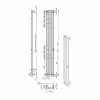 Фото электрический полотенцесушитель indigo style 4 pro 150/18 lspre150-18mkgdrt