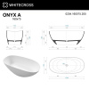 Фото ванна из искусственного камня whitecross onyx a 160x75 см 0204.160075.200