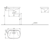 Фото раковина toto neorest 60 см lw3716hy#xw