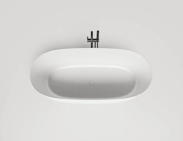 Фото ванна из искусственного камня salini sofia light 165x75 см 103611g глянцевая