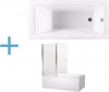 Акриловая ванна Aquanet Bright 155x70 см 00239596 + 00196049
