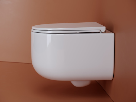 Фото унитаз подвесной, безободковый ceramicanova ulma cn4006