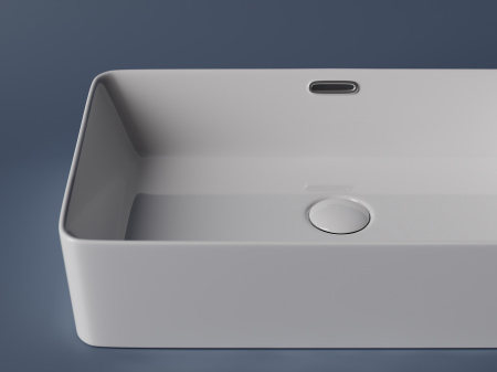 Фото раковина накладная ceramicanova element 60 см, цвет: белый cn5025