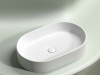 Фото раковина накладная ceramicanova element 60.8 см, цвет: белый cn6048mw