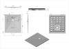 Фото поддон vincea 100x90 см vst-4sr9010w