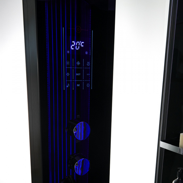 Фото душевая кабина orans sr-89106s black 130x130 см