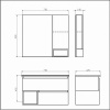 Фото зеркало comforty турин 75 см 4144198