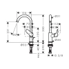 Фото смеситель для раковины hansgrohe logis 71130670