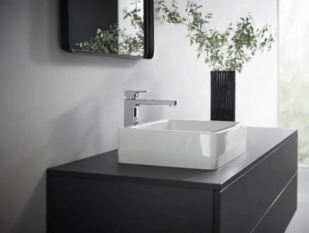 Фото смеситель для раковины hansgrohe vernis shape 71590000