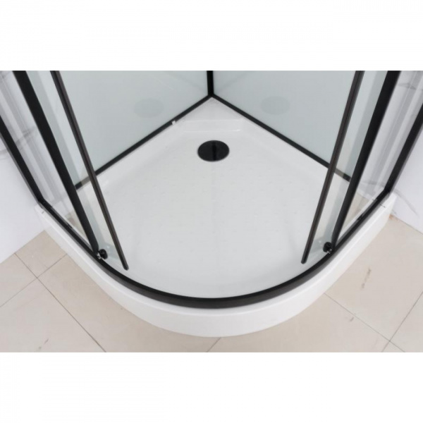 Фото душевая кабина душевая кабина frank f408 black 80x80 см 800004