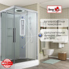 Фото душевая кабина avacan k2810led 100x80 см