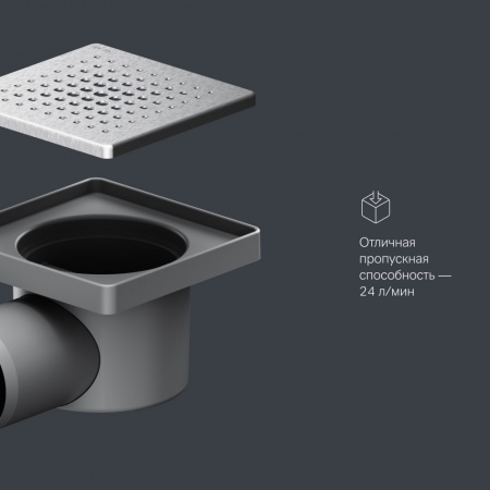 Фото душевой трап am.pm primeflow 10 см w02bd-p11-010-01sb