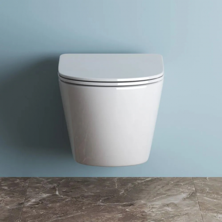 Фото унитаз подвесной belbagno uno 48 см с сиденьем bb3105chr/sc