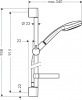 Фото душевой гарнитур hansgrohe croma 100 multi 27774000