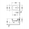 Фото биде подвесное duravit happy d.2 plus 54 см 2258151300