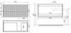 Фото тумба под раковину sancos snob r 100 см, цвет: bianco  snr100rw