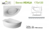 Фото акриловая ванна relisan eco plus ппу ибица 170x120 см, l/r (гл000023027/гл000023038)