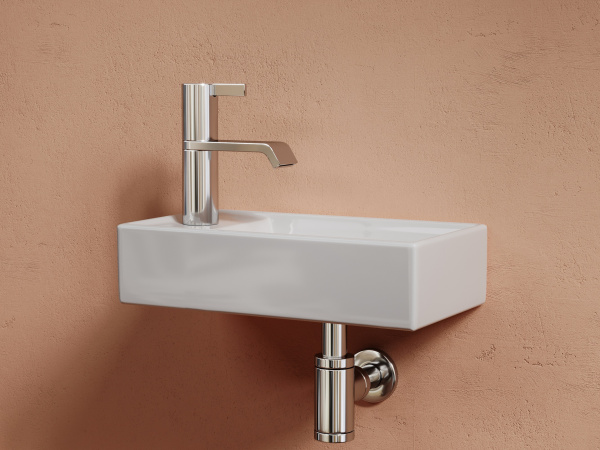 Фото раковина подвесная ceramicanova element 41.7 см, цвет: белый cn6051r