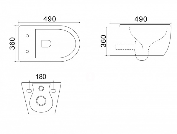Фото унитаз подвесной azario geno az2196d