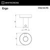 Фото крючок whitecross ergo er2210cpb, цвет: медь брашированная