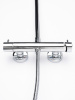 Фото душевая стойка aquame aqm8001cr, цвет : хром