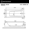Фото акриловая ванна whitecross wave 160x80 см 0101.160080.100