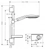 Фото термостатический смеситель для душа hansgrohe raindance select s 27037400