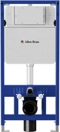 Фото унитаз с инсталляцией allen brau infinity. с гигиеническим душем
