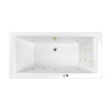 Акриловая ванна Whitecross Savia Duo 170x80 см Line 0103.170080.100.LINE.GL