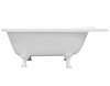 Фото ванна из искусственного камня эстет венеция r 170x80 см